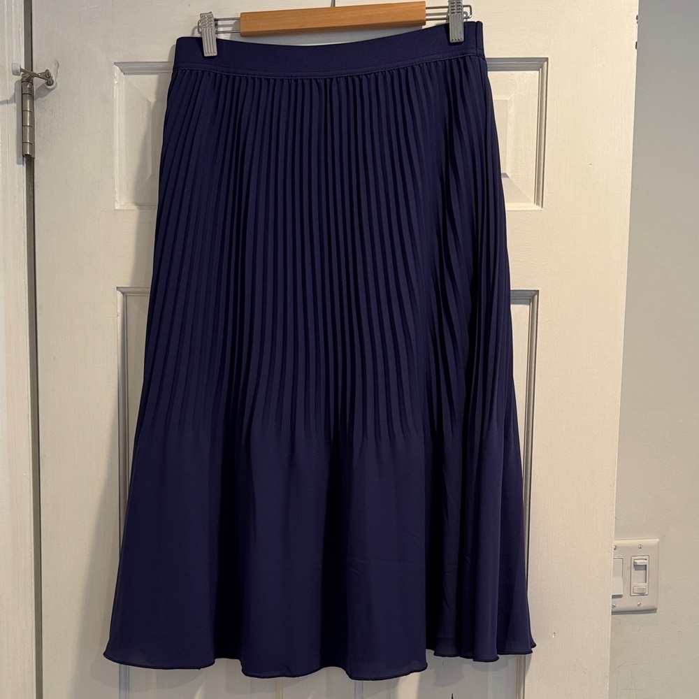 J. Crew Deep Blue A-Line Skirt